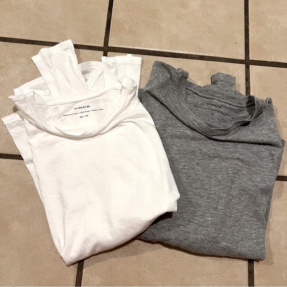 VINCE long sleeve crew tee bundle two - Picture 4 of 6